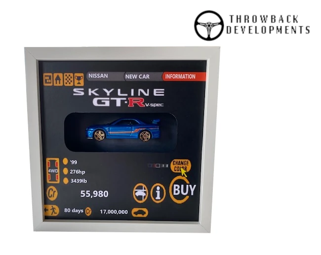 3D Model car picture frame