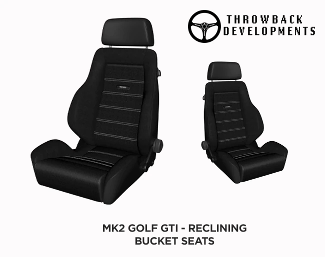 Volkswagen Golf GTI MK2 Bucket Seats