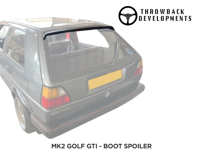 Volkswagen Golf GTI MK2 Boot Spoiler