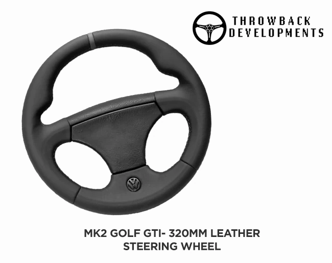 Volkswagen Golf GTI MK2 Leather 320mm Steering Wheel