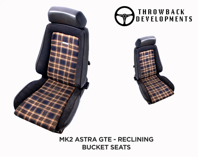 Vauxhall Astra GTE Bucket Seats