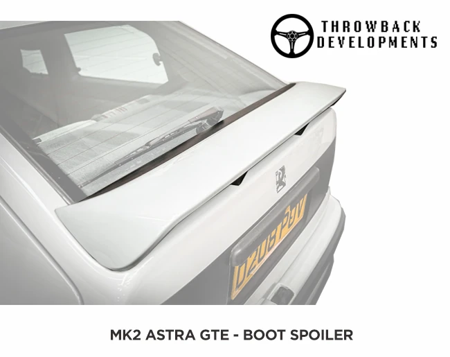 Vauxhall Astra GTE Boot Spoiler