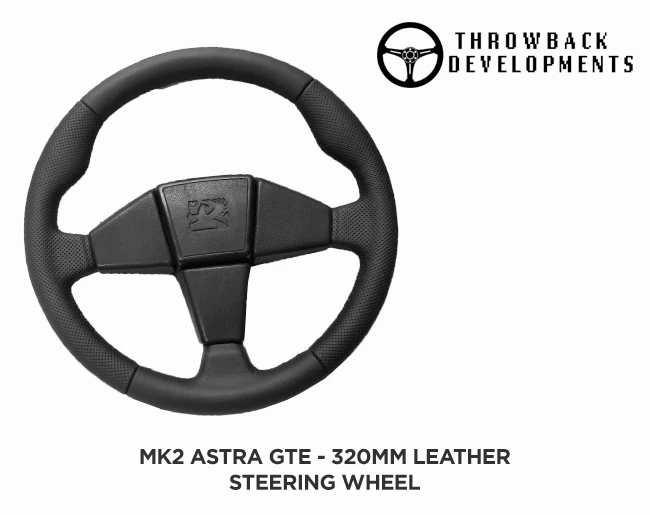 Vauxhall Astra GTE Leather 320mm Steering Wheel