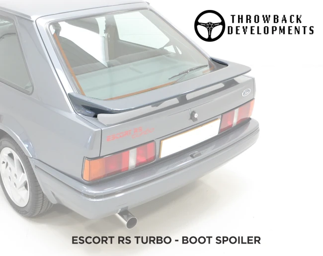 Escort RS Turbo Boot Spoiler