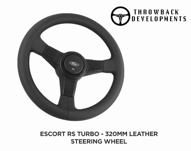 Escort RS Turbo Leather 320mm Steering Wheel